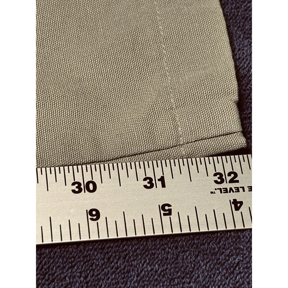 Men's‎ Cabelas Double Knee Cargo Pants Sz 36W 33 L Beige Straight Leg